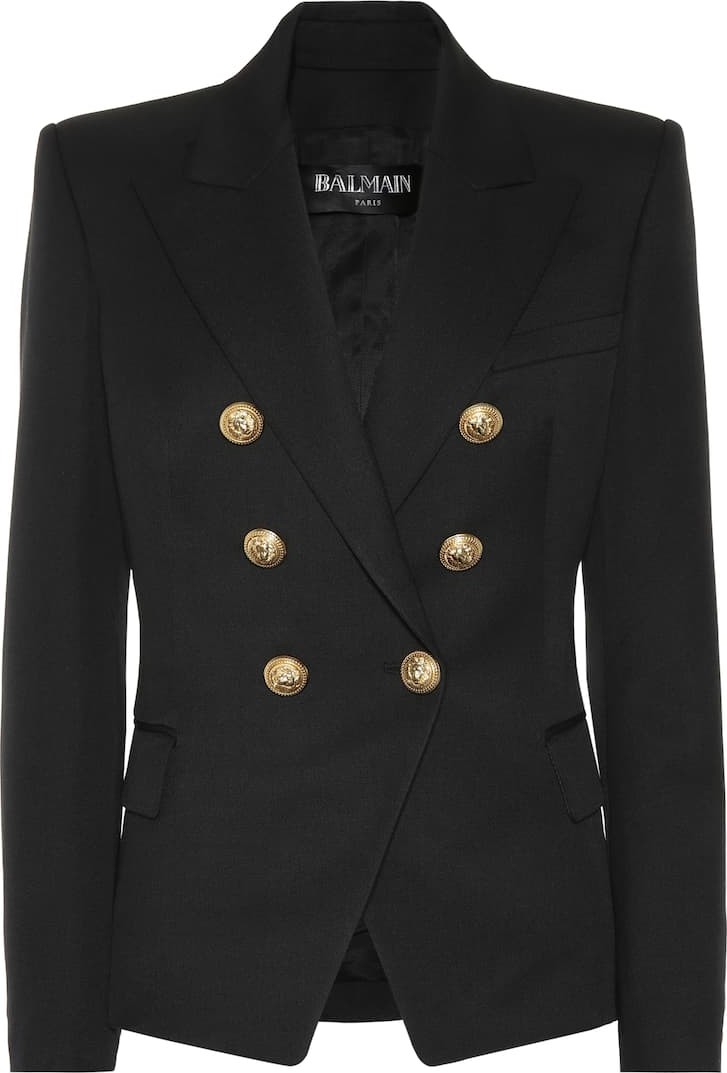 Balmain Embellished wool blazer