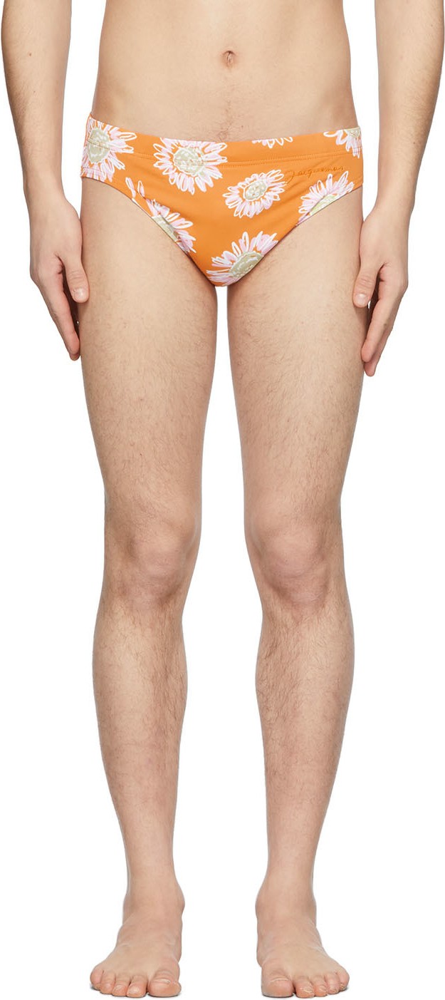 Jacquemus Orange 'Le Slip de Bain' Swim Briefs