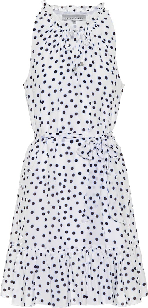 HEIDI KLEIN Santa Margherita polka-dot minidress