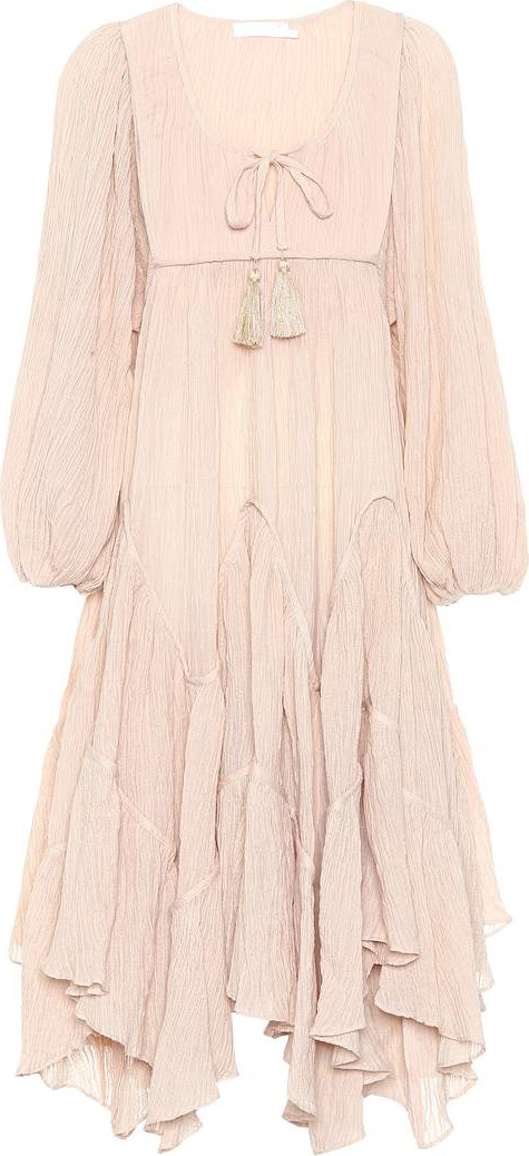 Zimmermann Bayou cotton-blend midi dress