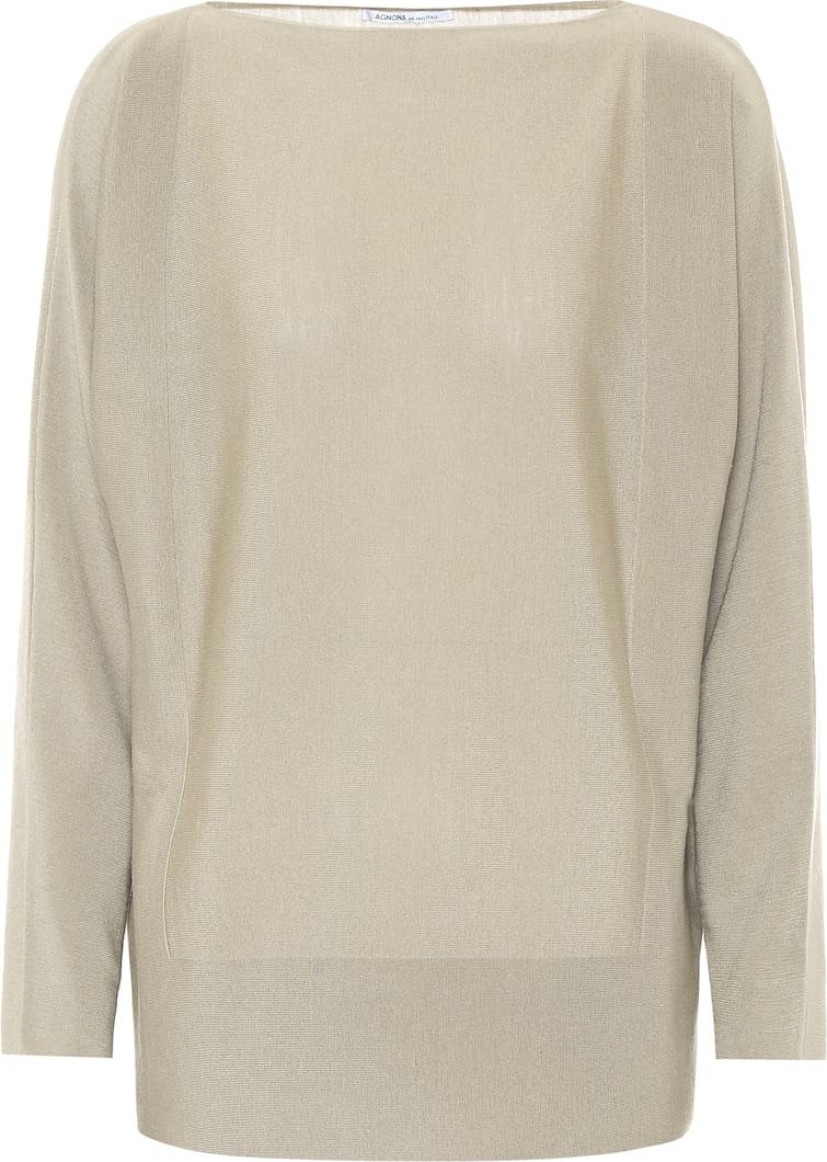 Agnona Wool, silk and cashmere sweater