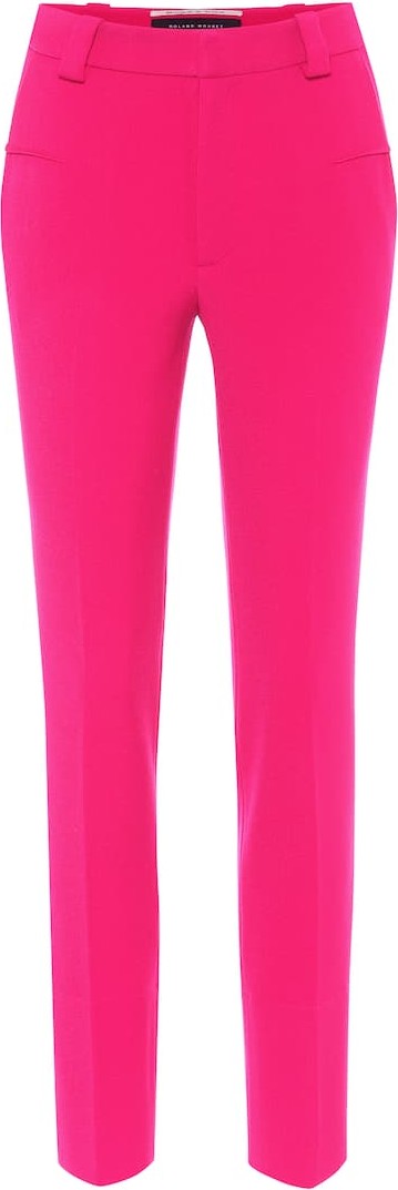 Roland Mouret Lacerta mid-rise crêpe pants