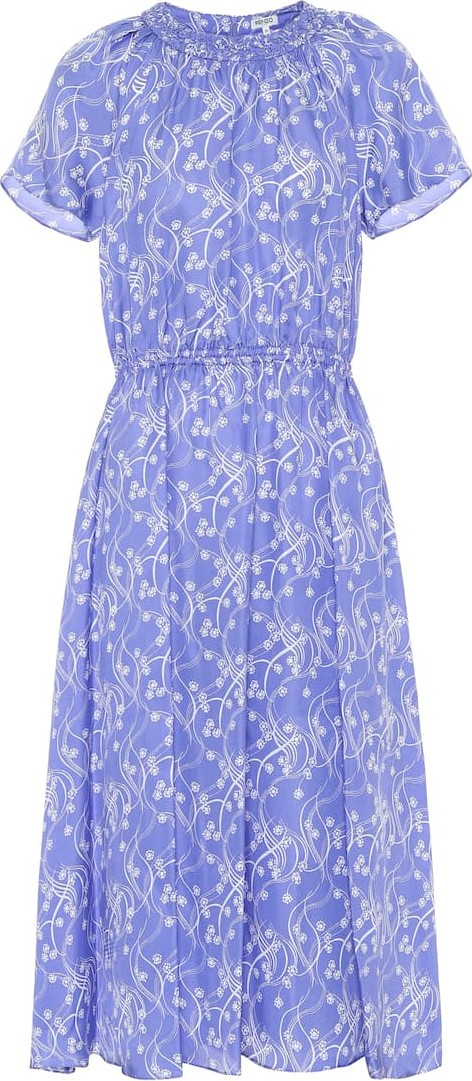 KENZO Printed midi dress