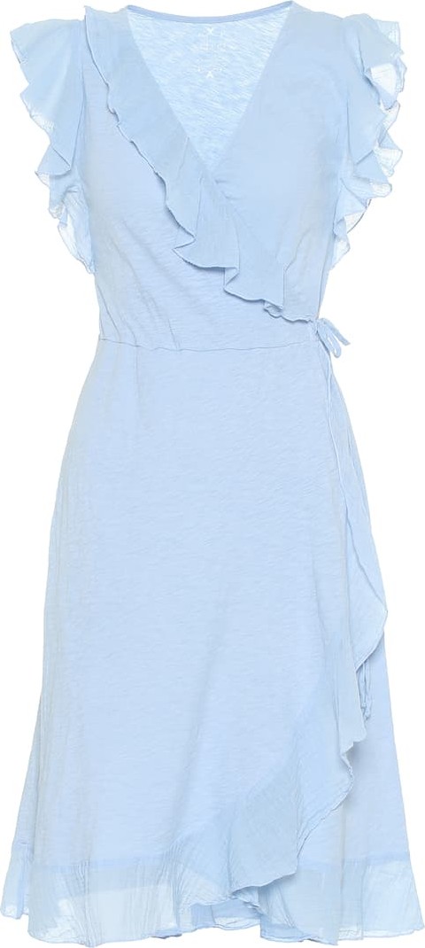 Velvet By Graham & Spencer Fey cotton-jersey midi dress