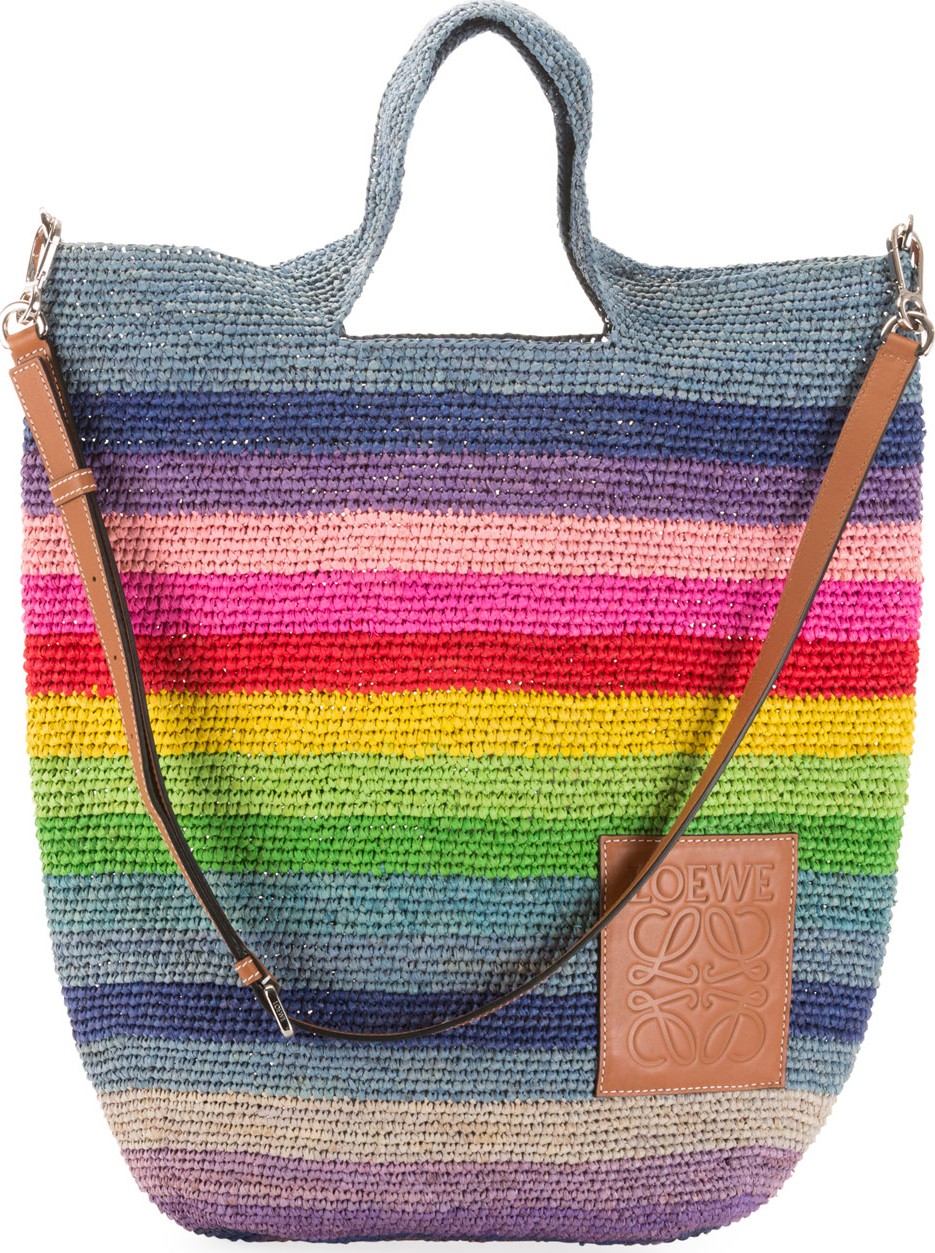 LOEWE x Paula's Ibiza Rainbow Slit Shoulder Bag