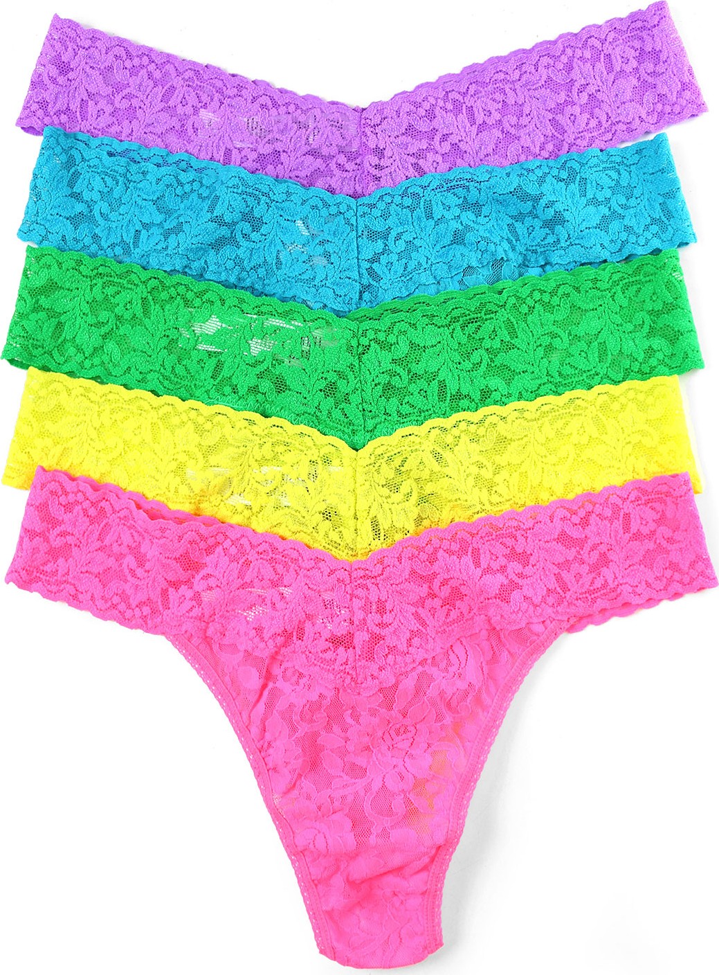 Hanky Panky Five-Pack Original Rise Thongs