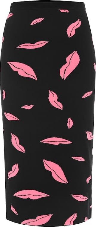 DIANE von FURSTENBERG Marina jacquard midi skirt