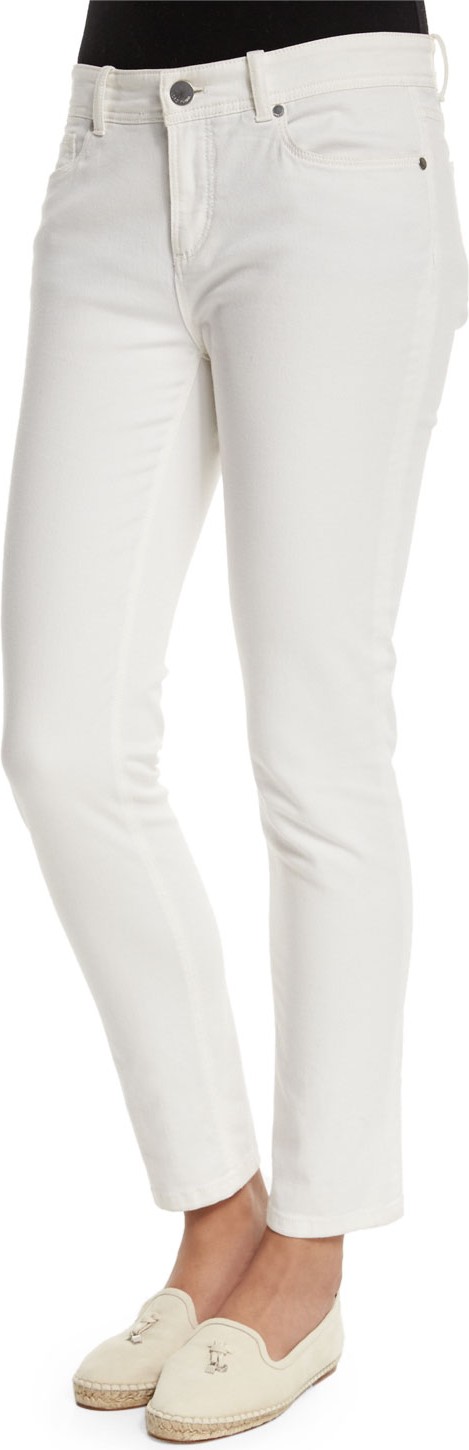 Escada Talaranto Glen-Plaid Tapered-Leg Pants