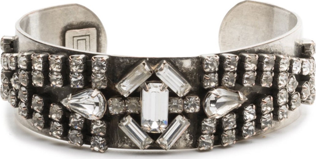 DANNIJO Petunia Mixed Crystal Kick Cuff Bracelet