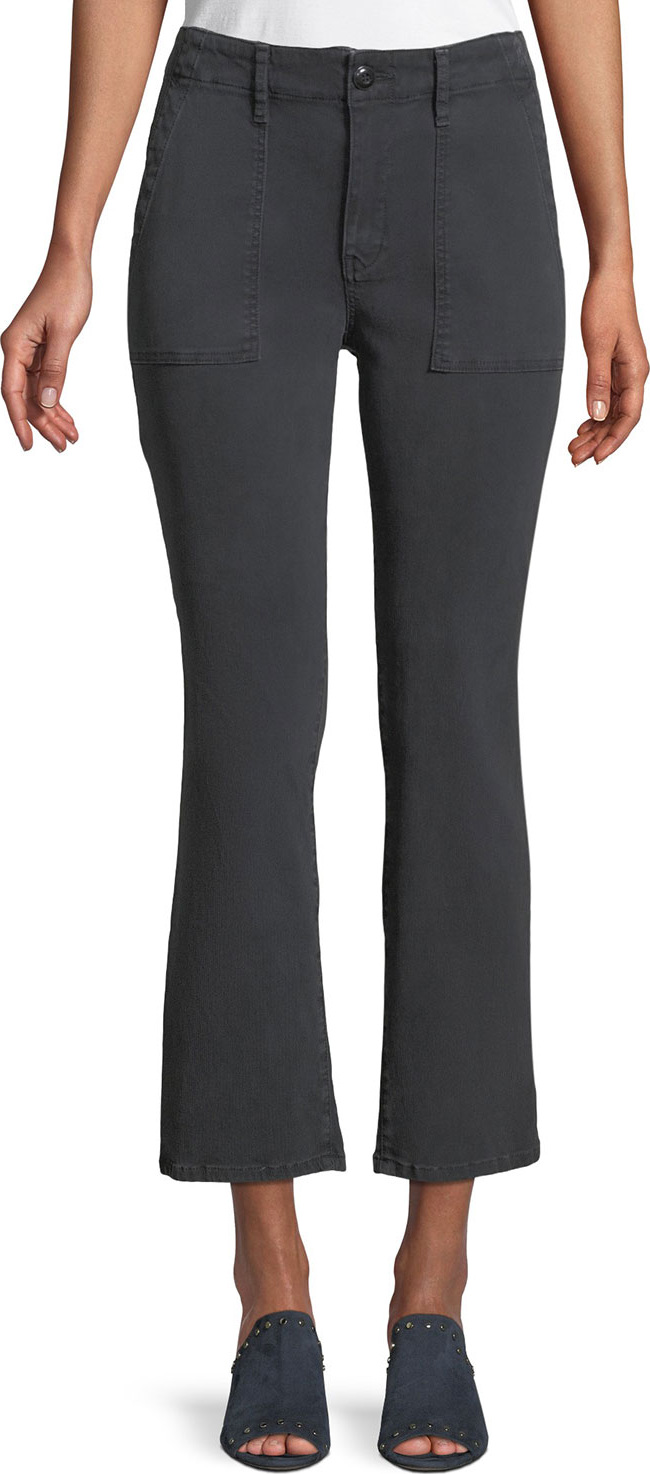 THE GREAT. The Army Nerd Mid-Rise Cropped Pants