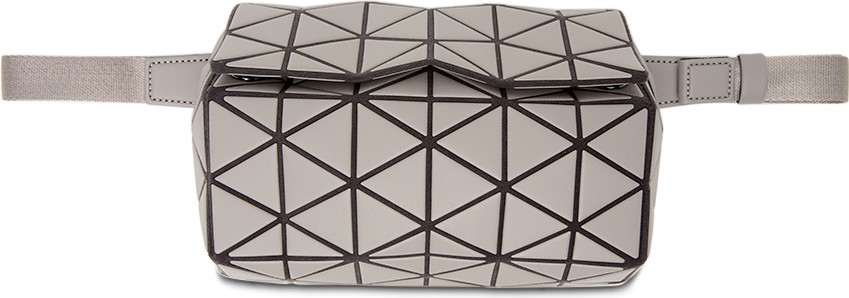 Bao Bao Issey Miyake Grey Sherpa Pouch