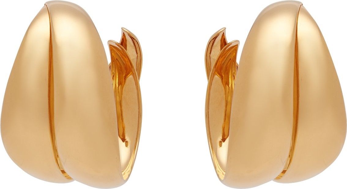 Peter Pilotto Oversized twisted hoop earrings