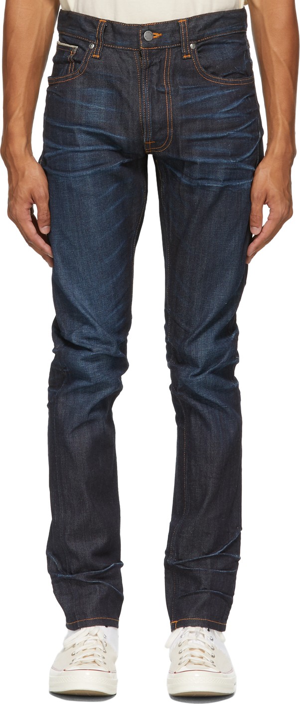 Nudie Jeans Indigo Lean Dean Jeans