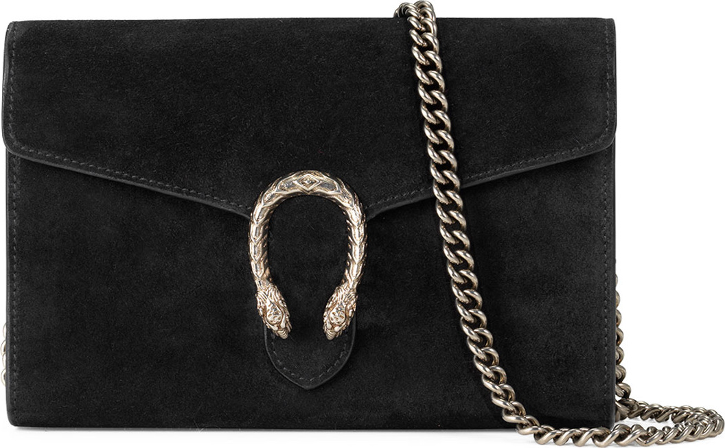 Gucci Dionysus Suede Mini Chain Bag, Blue