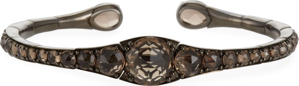 Etho Maria 18k Gold, Rhodium & Smoky Quartz Bracelet