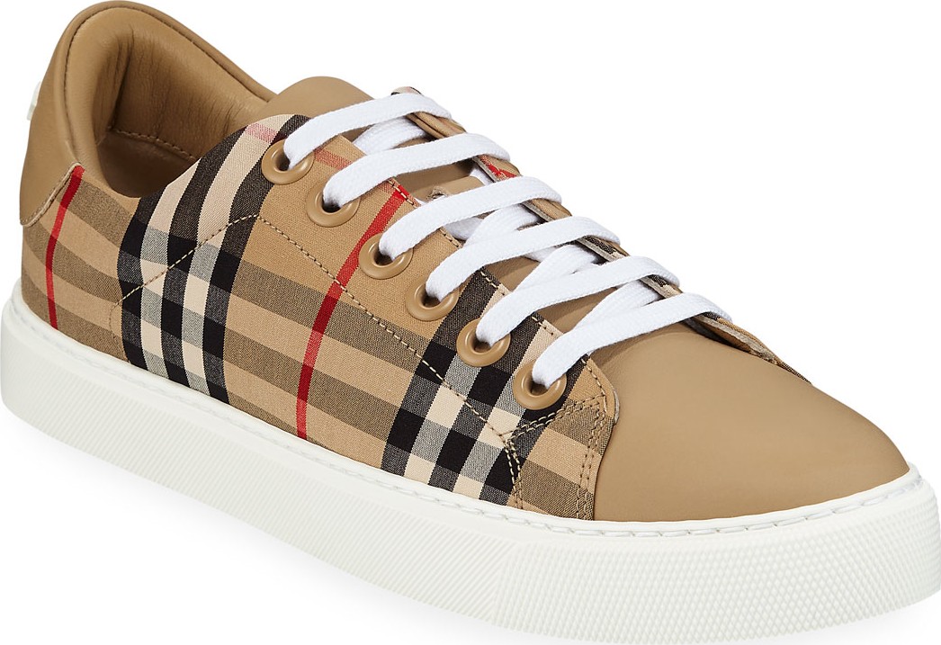 Burberry London England Albridge Check Sneakers