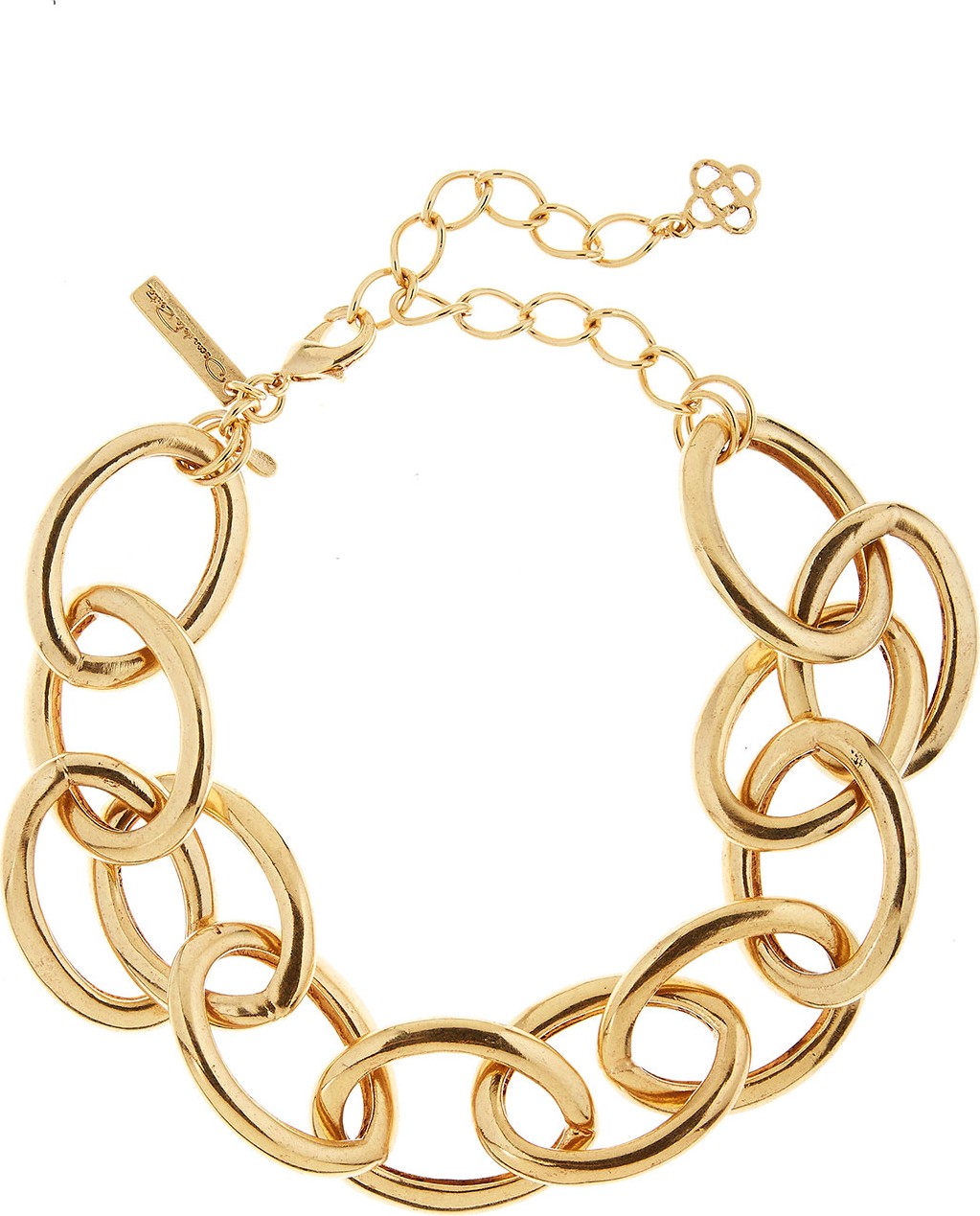Oscar De La Renta Oversized Chain-Link Necklace