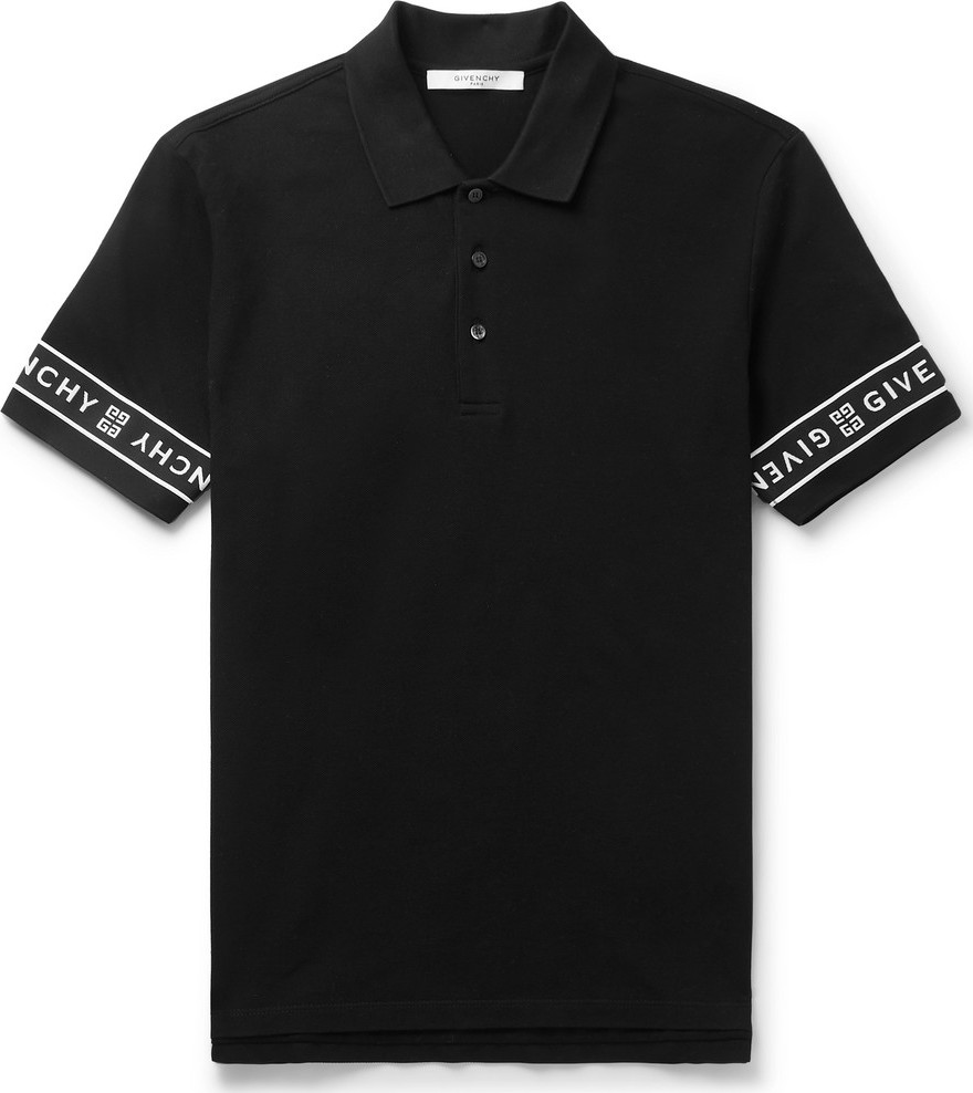 Givenchy Slim-Fit Logo-Jacquard Cotton-Piqué Polo Shirt