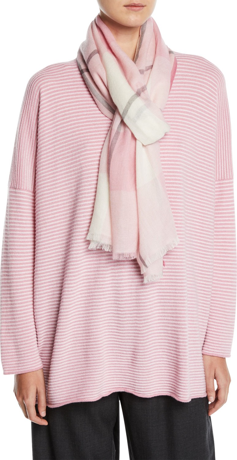 eskandar Cashmere Tartan-Check Scarf