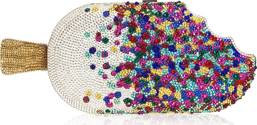Judith Leiber Popsicle Sprinkles Hard Clutch Bag