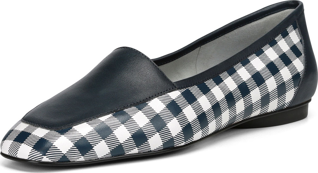 Donald J Pliner Deedee Gingham Flat Loafers