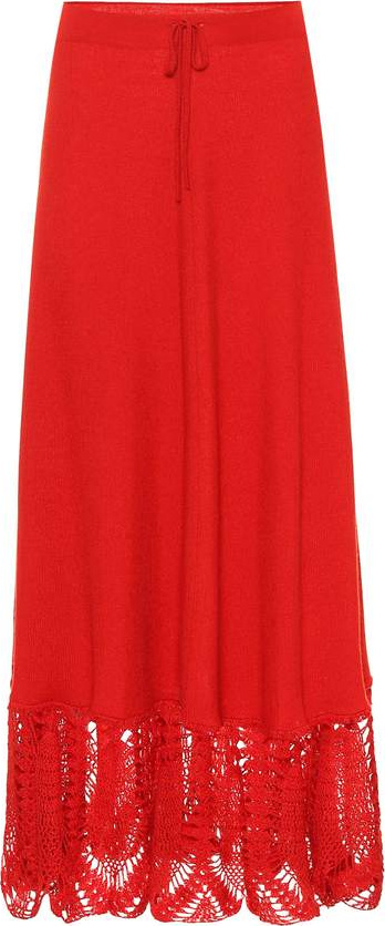 Ryan Roche Cashmere maxi skirt