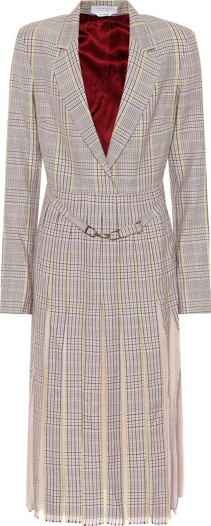 Gabriela Hearst Narcisa checked stretch-wool dress