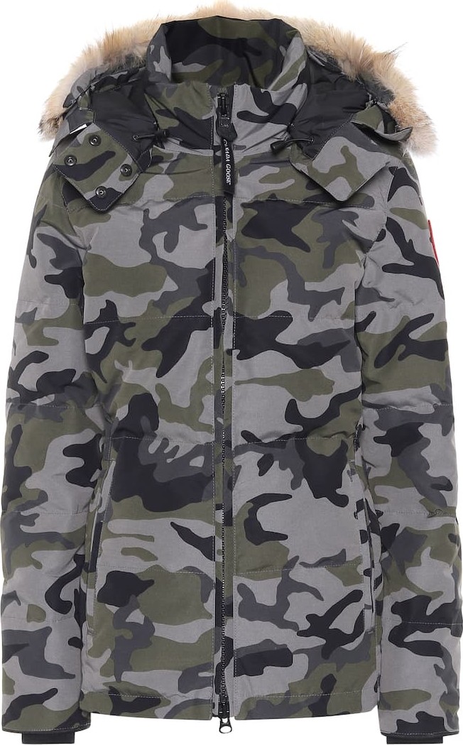 Canada Goose Chelsea camo-print down parka