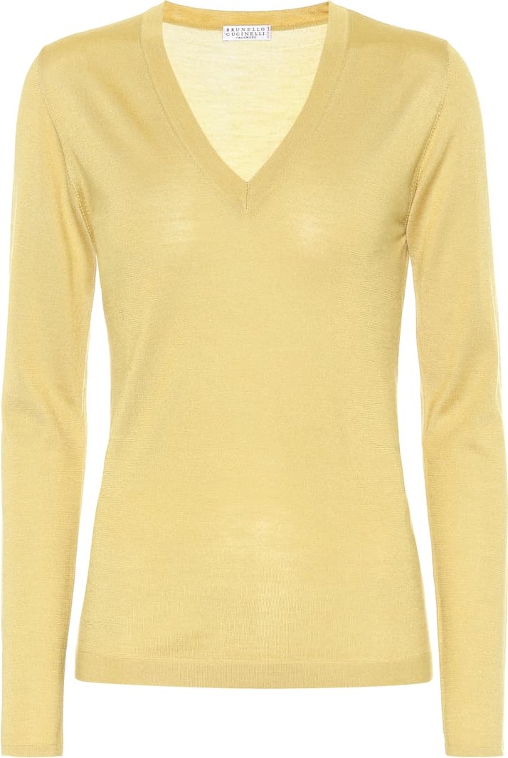 Brunello Cucinelli Silk and cashmere sweater