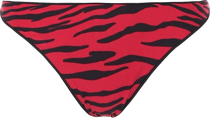 Tropic of C Exclusive to Mytheresa – Curve zebra-print bikini bottoms