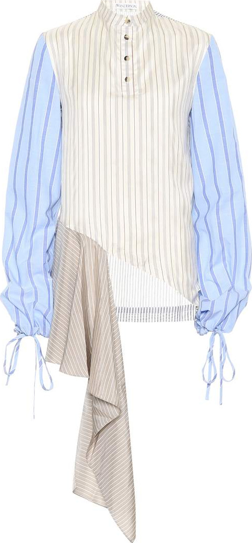 J.W.Anderson Striped cotton and silk shirt