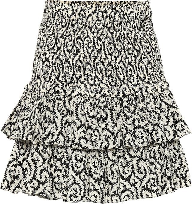 Isabel Marant Etoile Printed cotton miniskirt