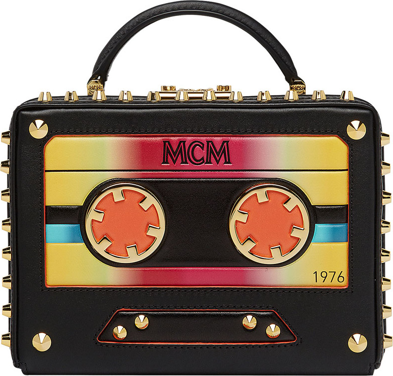 MCM Berlin Small Cassette Tape Crossbody Bag