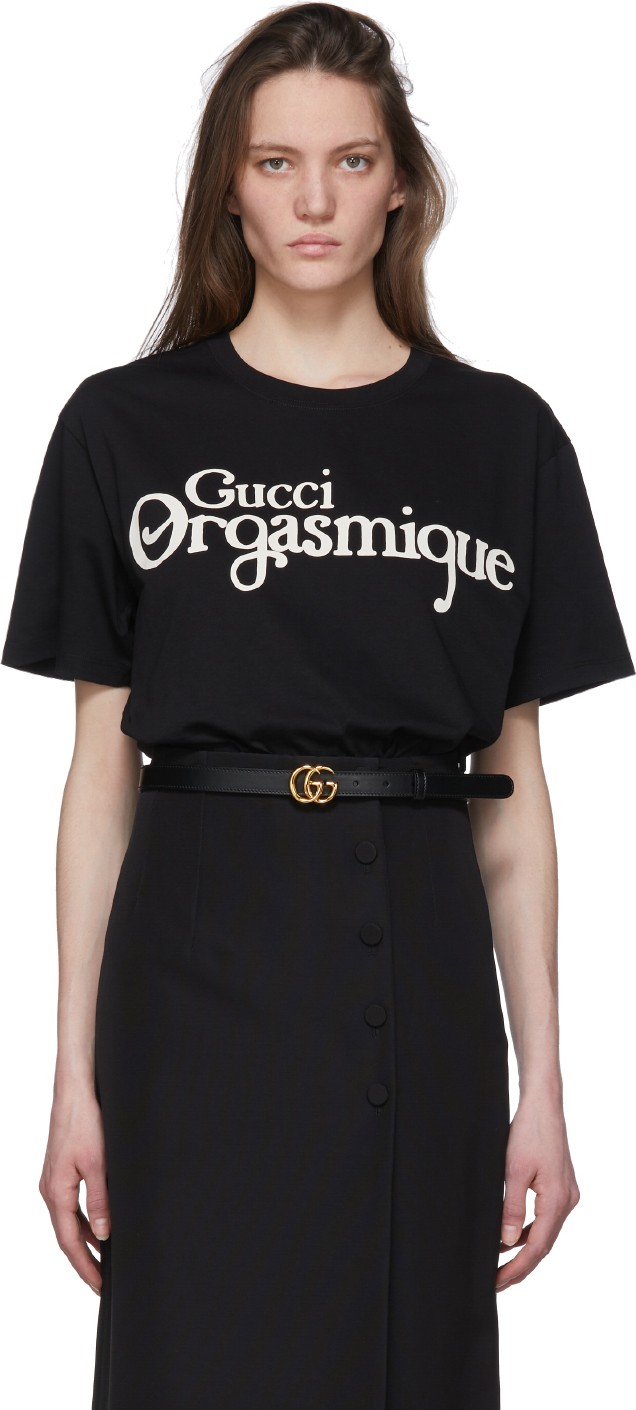 Gucci Black 'Gucci Orgasmique' T-Shirt