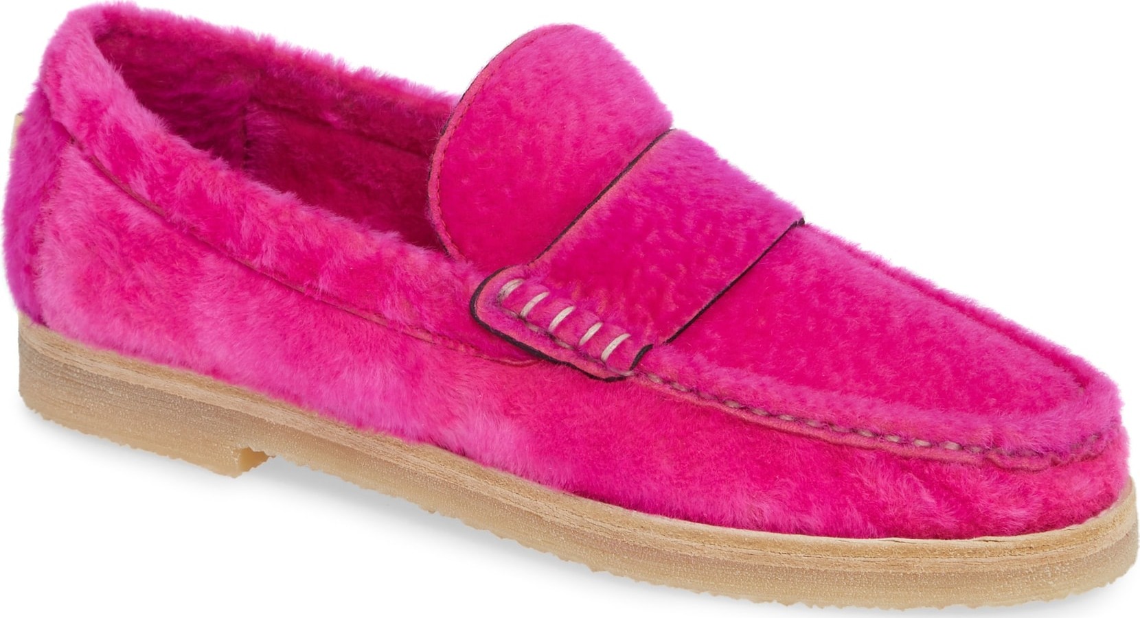 Stuart Weitzman Bromley Genuine Shearling Loafer