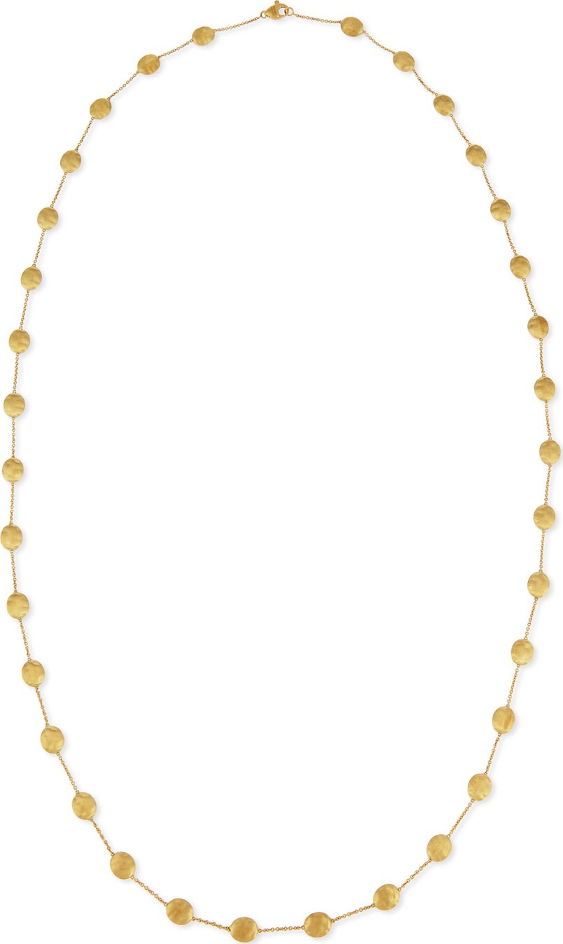 Marco Bicego Siviglia 18k Gold Long Station Necklace, 36"L