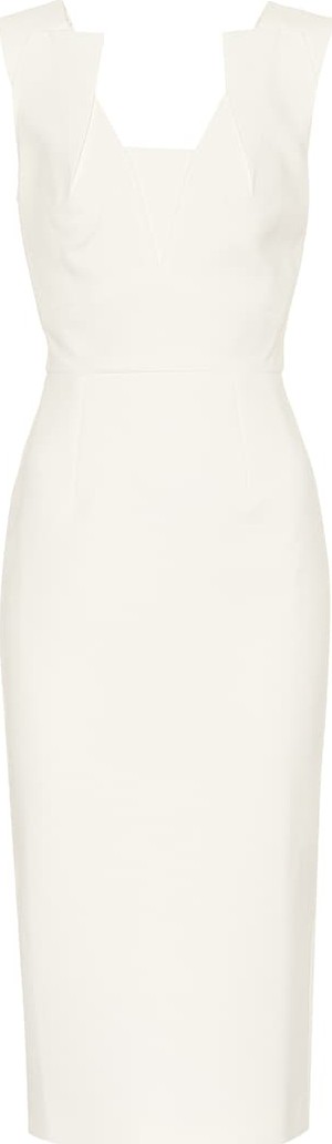 Roland Mouret Coleby crêpe midi dress