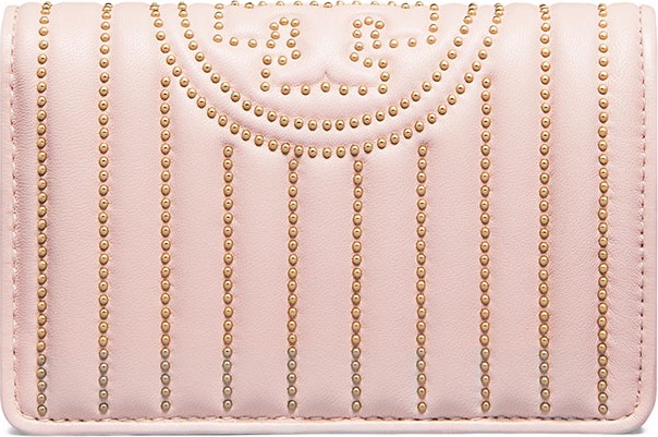 Tory Burch Fleming Medium Slim Mini-Stud Wallet