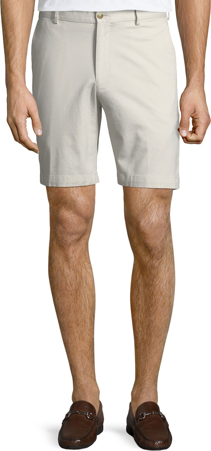 Peter Millar Men's Crown Soft Touch Twill Shorts