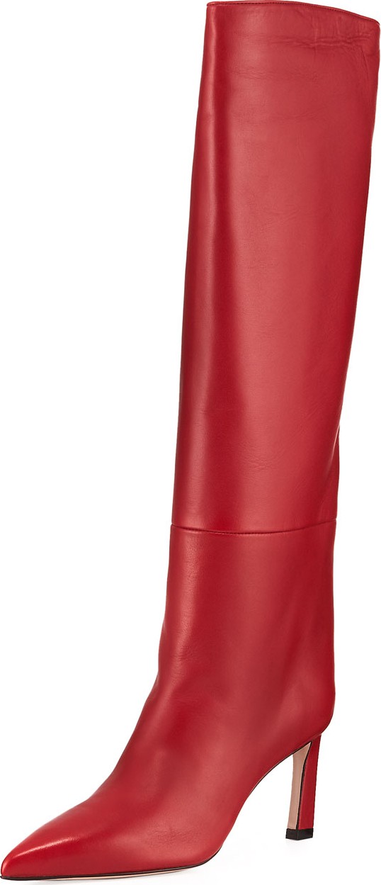 Stuart Weitzman Emiline 75mm Leather Knee Boots
