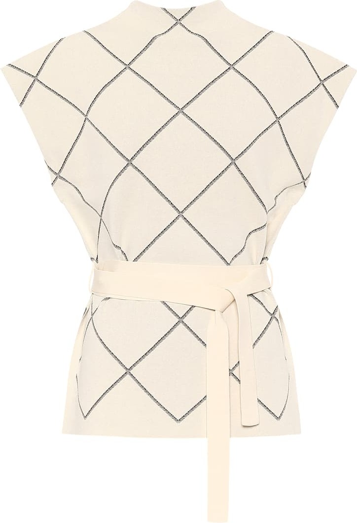 Proenza Schouler Checked jacquard top