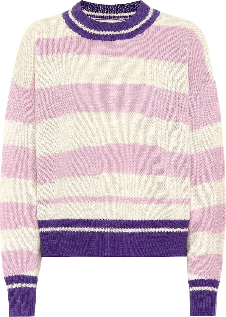 Isabel Marant Etoile Glowy striped alpaca-blend sweater