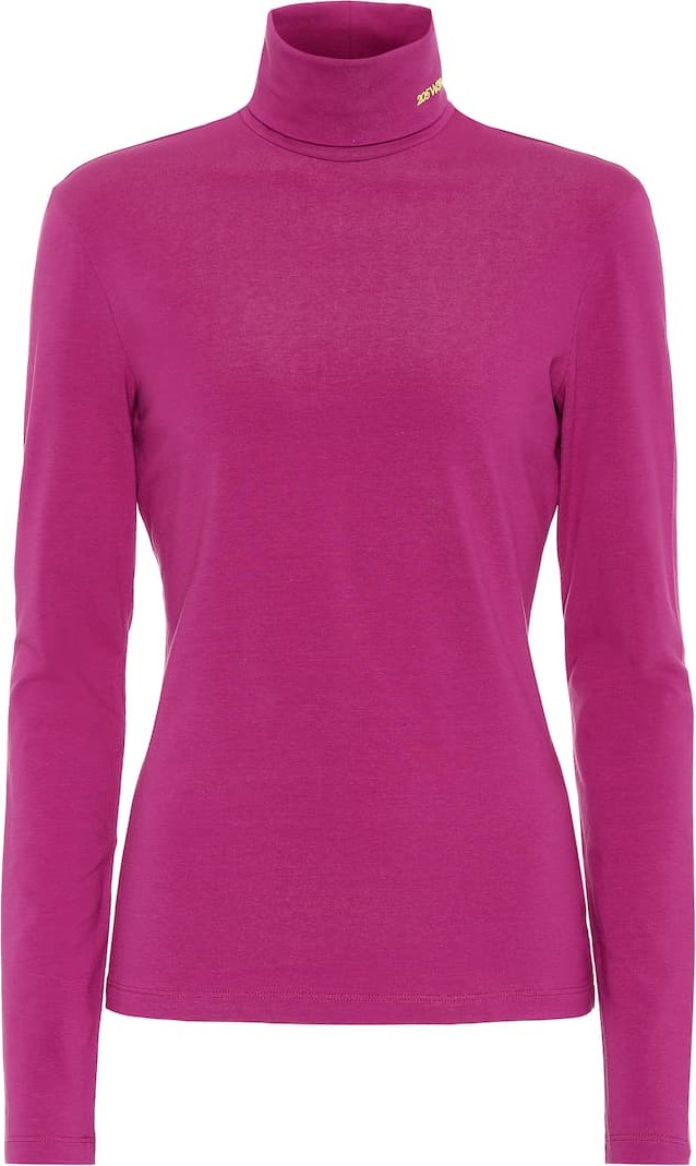 Calvin Klein 205W39NYC Stretch-cotton turtleneck top