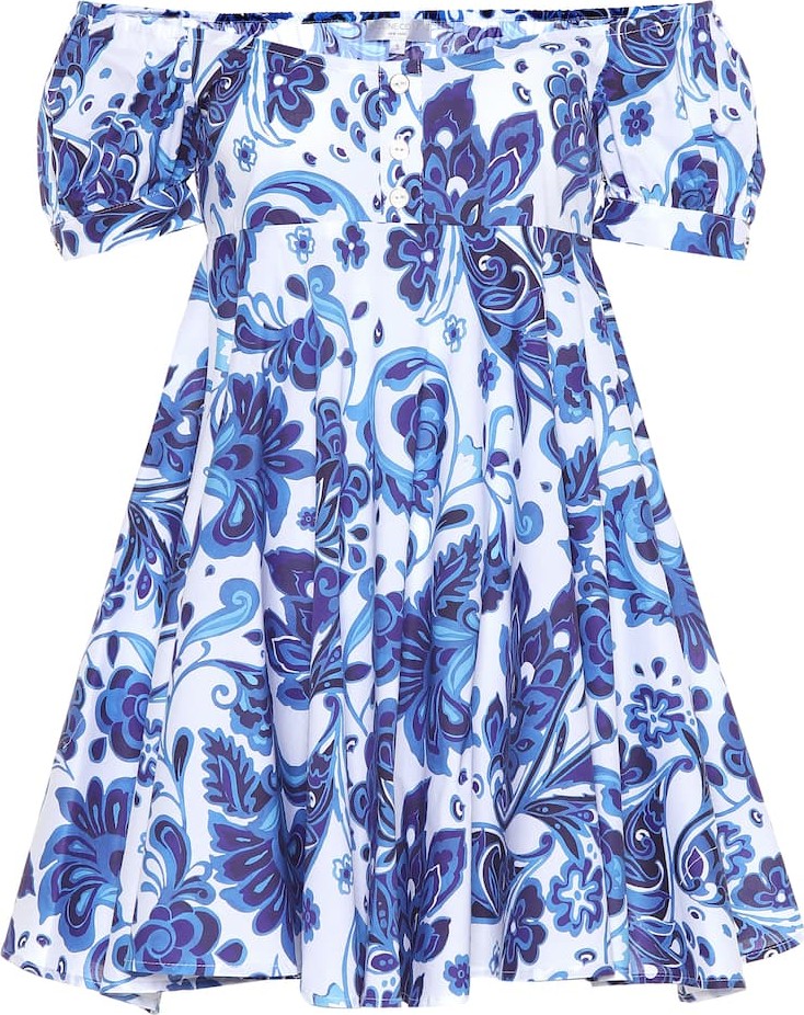 Caroline Constas Dina stretch cotton minidress