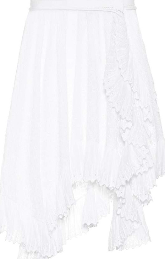 Isabel Marant Embroidered cotton miniskirt