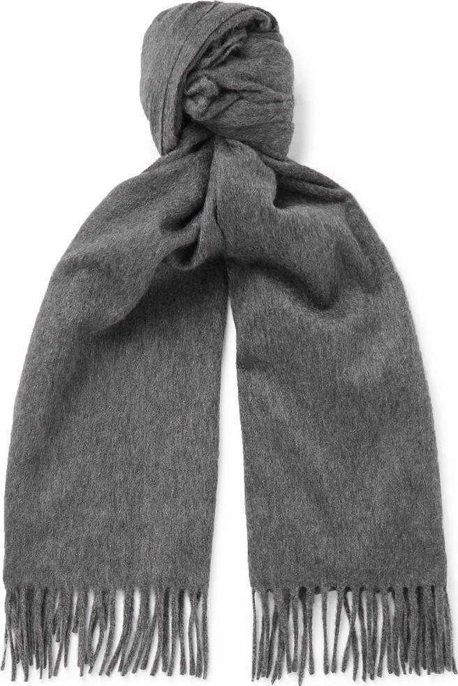 Loro Piana Fringed Cashmere Scarf