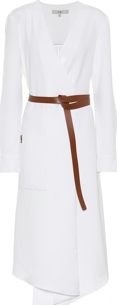 Tibi Twill midi dress