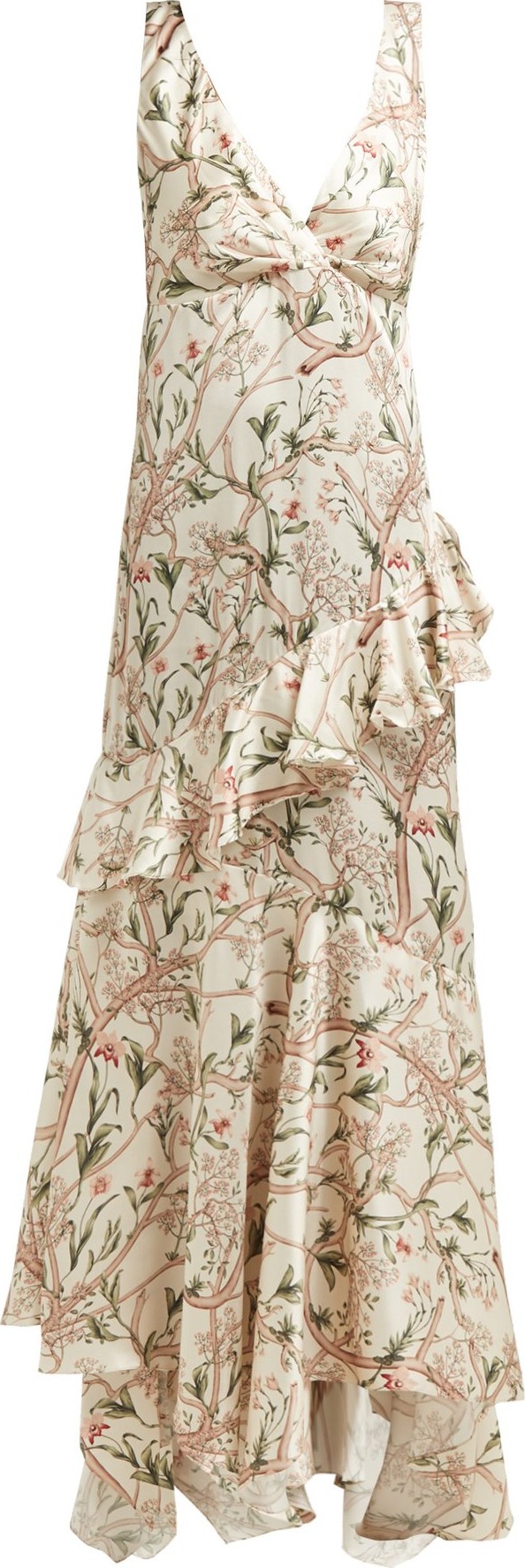 Johanna Ortiz Divine Intervention floral-print silk gown