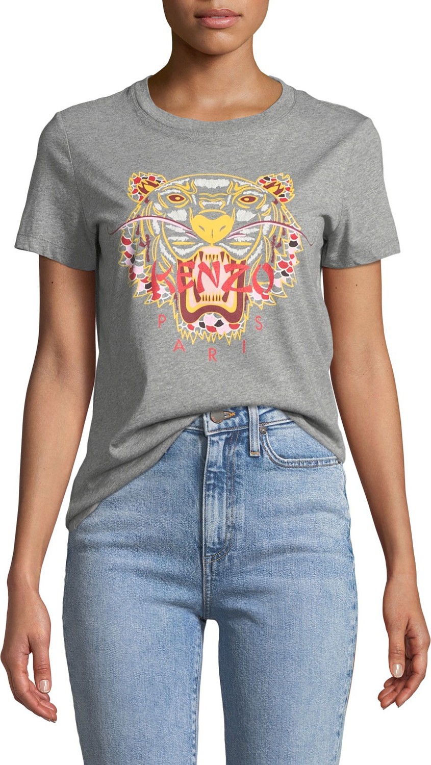 KENZO Dragon Tiger Logo Short-Sleeve Tee