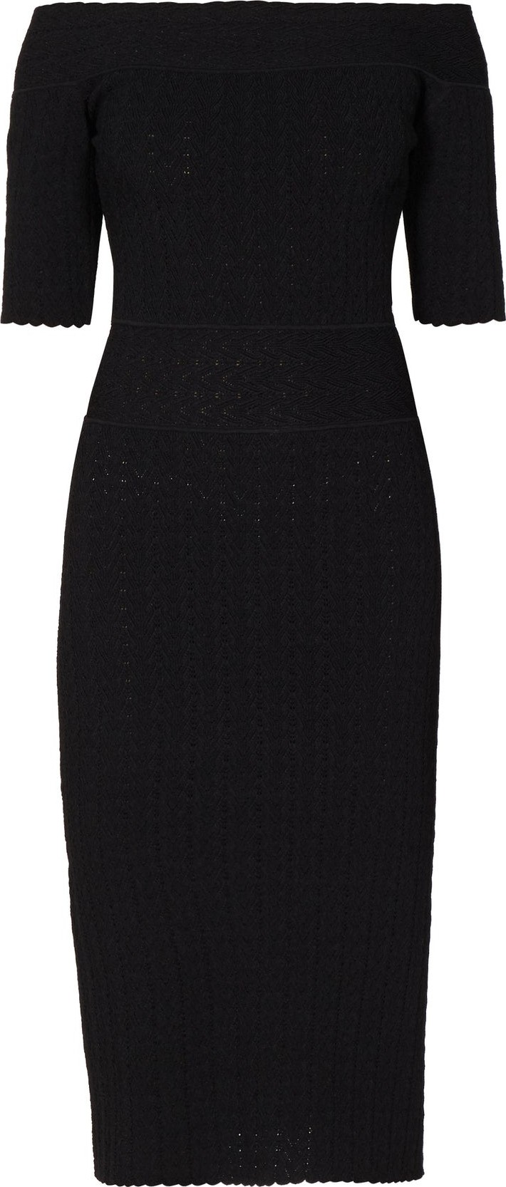Altuzarra Stansfield off-the-shoulder knitted midi dress